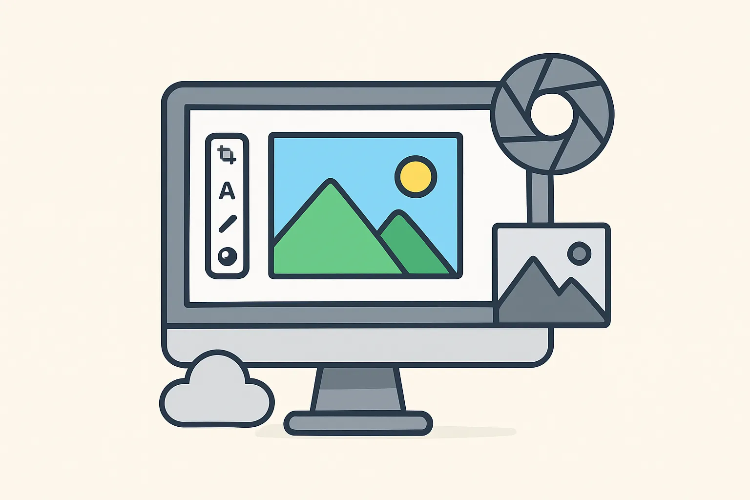 AI Photo Editor Online Free – Edit Photos Instantly – illustration