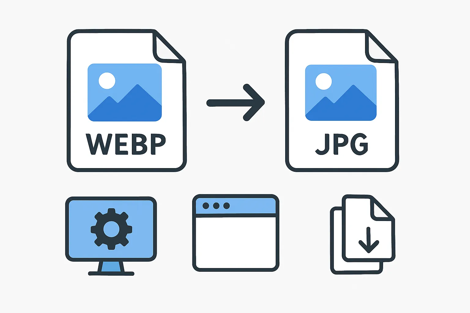 Convert WebP to JPG: Quick Guide & Simple Methods – illustration