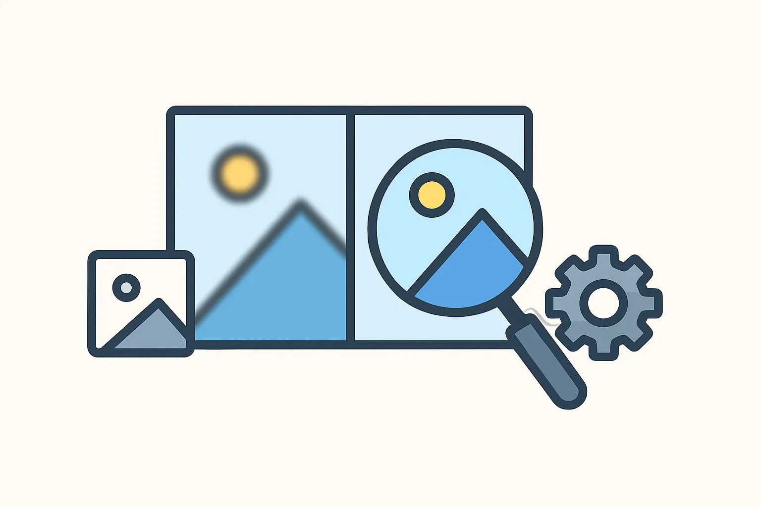 Enhance Low Resolution Images for Presentations – illustration