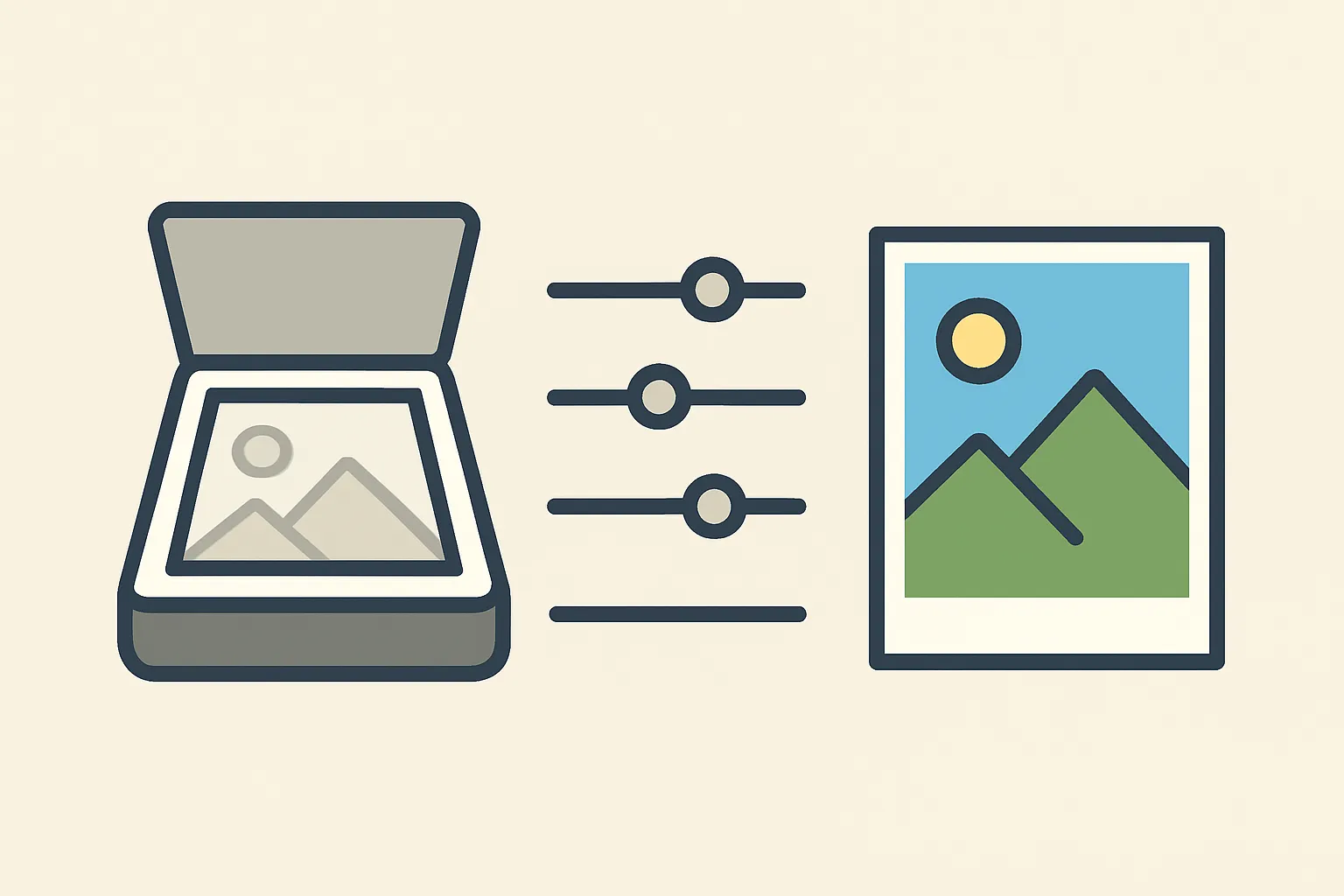 Fix Washed Out Scanned Images: Simple Solutions – illustration