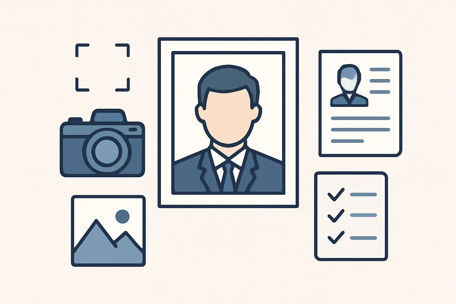 Improve Images for Resumes and Profiles Fast – illustration