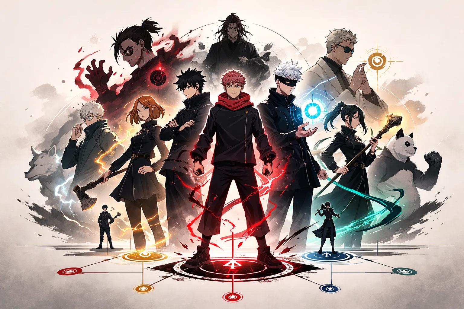 Main Characters of Jujutsu Kaisen Explained – illustration